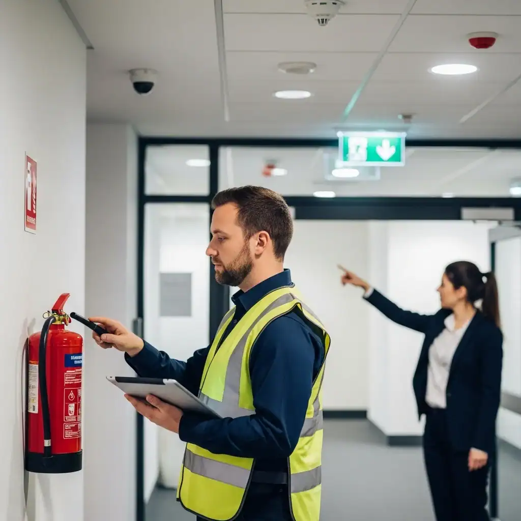 suitable and sufficient fire risk assessment is in place and reviewed