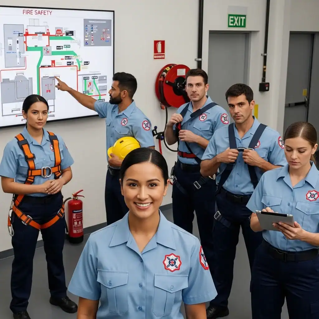 Fire Safety Specialists planning safety strategy