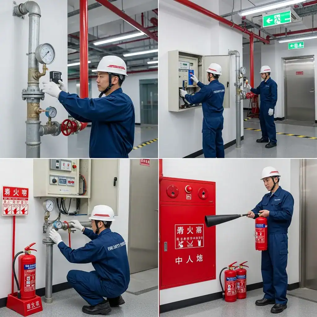 Fire Safety Specialists doing risk assesment